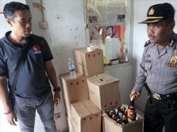 Selama 2018 Polisi Sukabumi Sita 3.346 Botol Miras