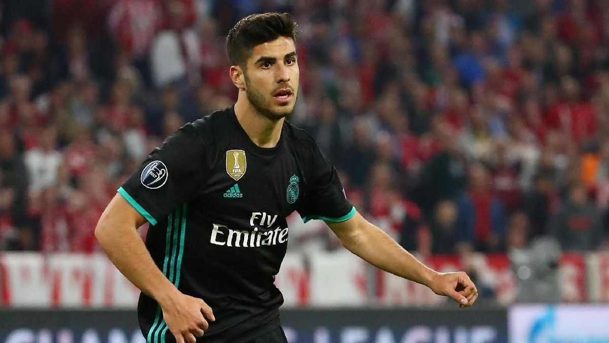 Marco Asensio menyumbangkan satu gol untuk membantu Real Madrid mengalahkan Bayern Munich 2-1 di leg pertama semifinal Liga Champions (Foto: Michael Dalder/Reuters)