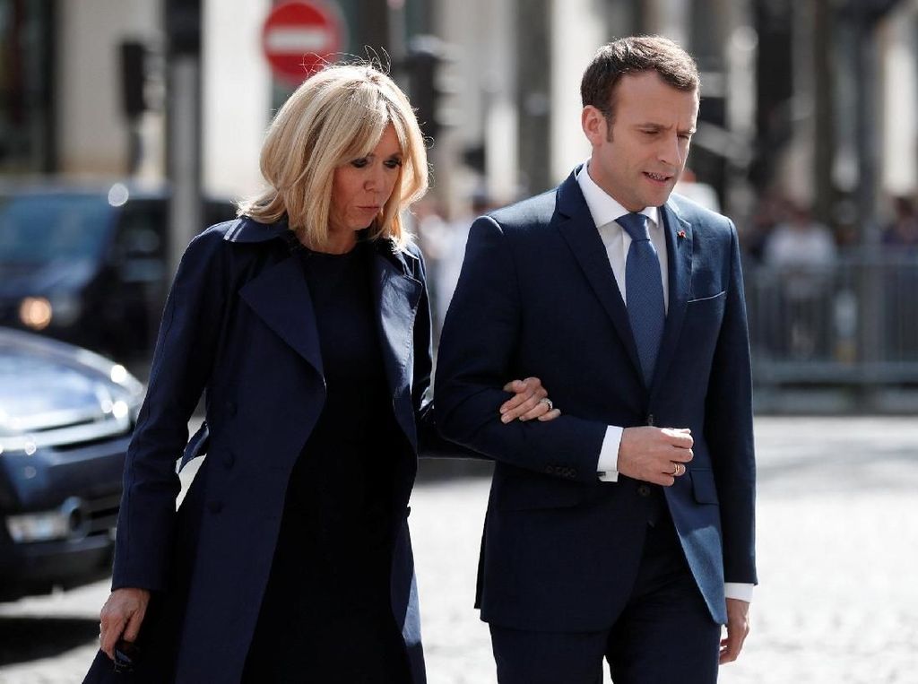 Kontak dengan Orang Positif Corona, Istri Presiden Prancis Jalani Isolasi