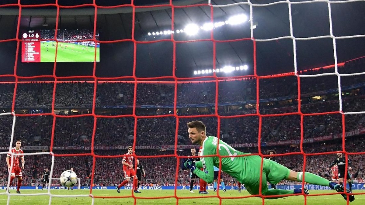 Marcelo mencetak gol ke gawang Bayern Munich (Thorsten Wagner/Reuters)