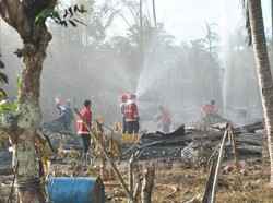Lokasi Ledakan Sumur Minyak di Aceh Dibersihkan