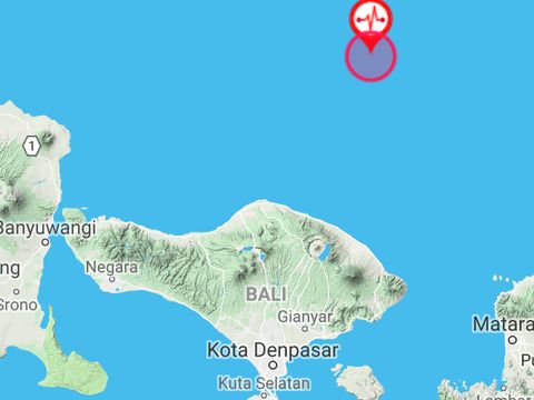 Gempa di karangasem, Bali.