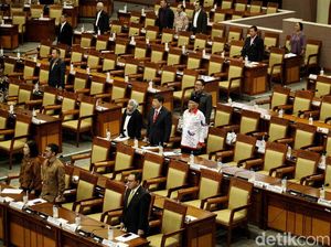 283 Wakil Rakyat Absen di Rapat Paripurna Penutupan DPR