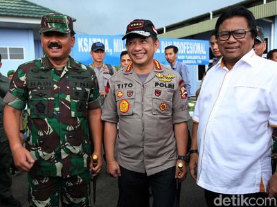 Panglima TNI, Kapolri dan Ketua DPD Tinjau Perbatasan