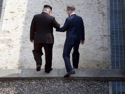 Kata Kim Jong-Un Saat Menginjakkan Kaki di Korsel: Dibanjiri Emosi