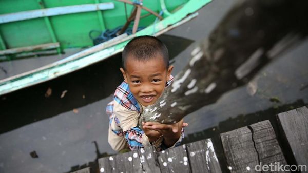 Kondisi Kampung Terdampak Tumpahan Minyak Mulai Normal
