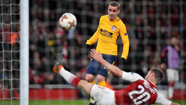 Antoine Griezmann gagalkan kemenangan Arsenal di Emirates.