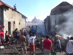Lupa Matikan Tungku Pengasapan Ikan, 4 Rumah Ludes Terbakar