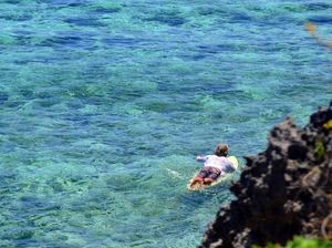 Surfer in Blue