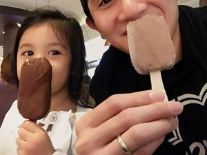 Papa Ganteng, Vino G. Bastian Doyan Kulineran dan Melahap Pete