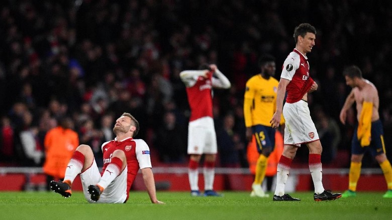 Imbang dengan 10 Pemain Atletico, Tersisa Penyesalan untuk Arsenal Imbang dengan 10 Pemain Atletico, Tersisa Penyesalan untuk Arsenal