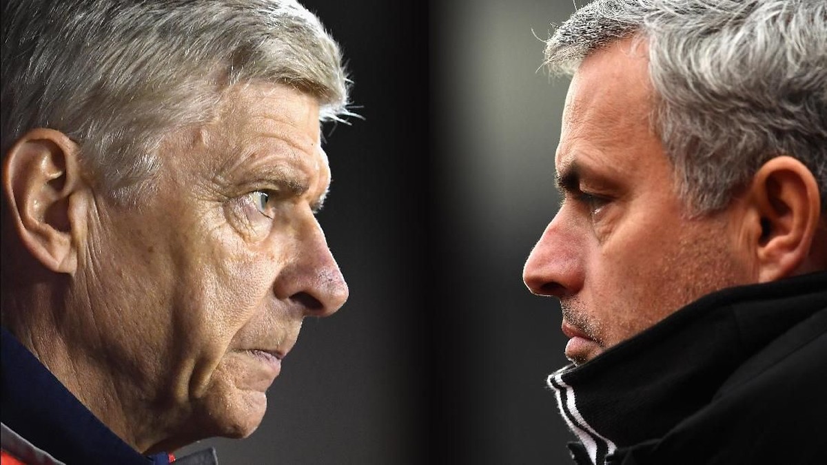 Arsene Wenger kalah telak dari Mourinho (Laurence Griffiths/Getty Images)