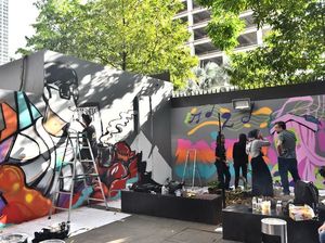 Seniman Urban Prancis dan Indonesia Berkolaborasi di If I Mouv