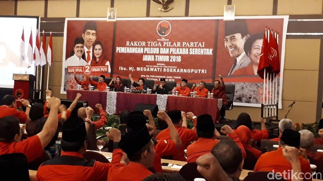 Megawati Ingin Mesin PDIP Menangkan Gus Ipul-Puti di Pilgub Jatim