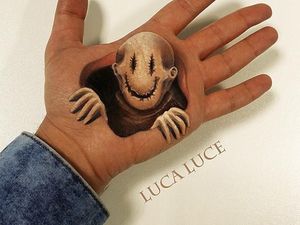 Lukisan 3D Ini Dibuat Pakai Pensil Alis Lukisan 3D Ini Dibuat Pakai Pensil Alis