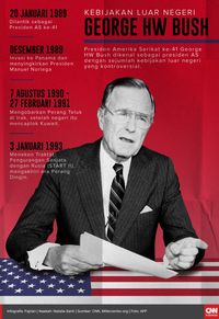 Trump Puji George HW Bush di Sela KTT G20