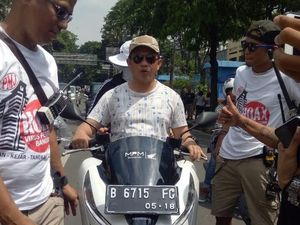 Foto: Kapolri Ditilang di Thamrin