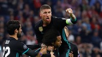 Sergio Ramos membukukan total 112 penampilan Liga Champions dalam kariernya bersama Real Madrid sejauh ini. (Foto: Kai Pfaffenbach/Reuters)
