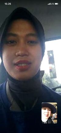Istri Kapolri, Tri Suswati, saat video call dengan Briptu Nova