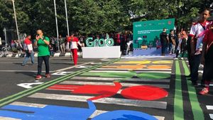 Hias Zebra Cross di Semarang, Grab Pecahkan Rekor