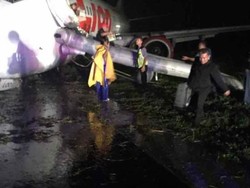 Lion Air Tergelincir, Bandara Gorontalo Ditutup Sampai 08.40 Wita