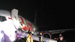 Foto: Penampakan Pesawat Lion Air yang Tergelincir di Gorontalo