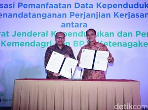 BPJS Ketenagakerjaan dan Kemendagri Jalin Kerja Sama