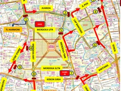 Catat! Ini Skema Pengalihan Arus Lalin di Jakarta Saat May Day