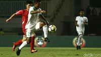 Pertandingan Indonesia melawan Korea Utara digelar di Stadion Pakansari.