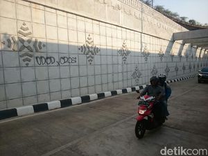 Video Banyaknya Coretan Kotori Underpass Matraman