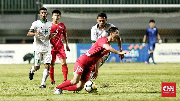 Timnas Indonesia berhasil memberikan perlawanan sengit untuk Korea Utara.