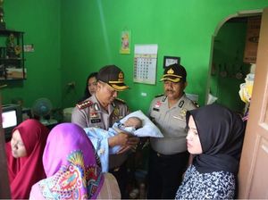 Detik-detik Bayi Aditya yang Diculik Diselamatkan Polisi