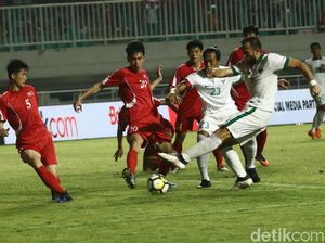 Indonesia Berimbang Tanpa Gol dengan Korea Utara