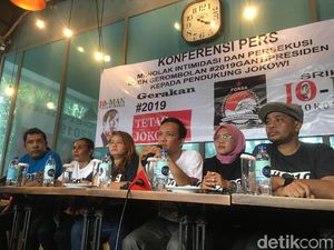 Relawan #2019TetapJokowi Kecam Dugaan Intimidasi di CFD