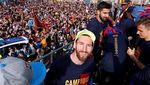 Foto: Kemeriahan Perayaan Gelar Barcelona