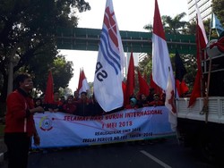 May Day, Massa Buruh Mulai Kumpul di Monas