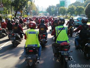Komunitas Motor Ikut Kawal May Day 2018