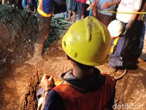 Ada 4 Pekerja Saat Gorong-gorong Amblas, Tarno di Dalam Lubang