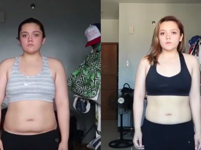 Transformasi Luar Biasa Gadis Filipina Pangkas Bobot 13 Kg dalam 100 Hari