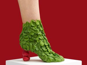 Keren! 10 Sepatu Ini Berbahan Snickers, Daging hingga Daun Basil