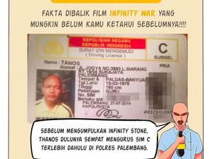 Wah, Musuh Avengers Pernah Buat SIM C di Palembang?