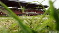 Stadion yang berada di kawasan sekolah tinggi ilmu kepolisian tersebut kini sudah diremajakan.