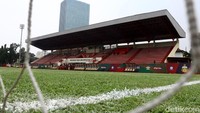 Beginilah suasana Stadion PTIK, Jakarta, Rabu (2/5/2018).