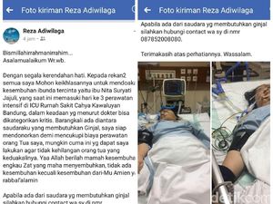 Anak Eks Wabup Sukabumi Niat Jual Ginjal, Perawatan Ibu Tak Pakai BPJS