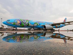 Lucu Nih, Ada Pesawat Bertema Kartun Toy Story