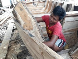 Dari Bikin Perahu, Hamidin Kantongi Omzet Rp 100 Juta/Bulan
