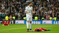 Dengan hasil ini, Madrid lolos ke final dengan agregat 4-3 setelah di leg pertama menang 2-1 atas Bayern. Foto: Kai Pfaffenbach/Reuters
