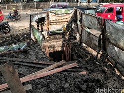 Saksi Ungkap Detik-detik Pak Tarno Tertimbun Gorong-gorong Pluit
