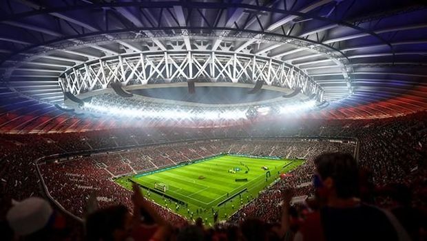 salah satu stadion piala dunia 2018 yang muncul di FIFA 18