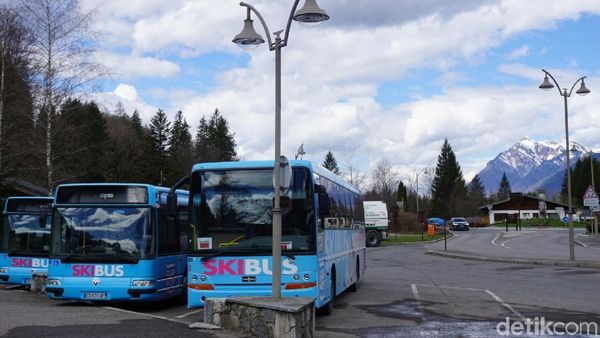 Foto: Bus-bus Gratis Buat Main Ski di Prancis